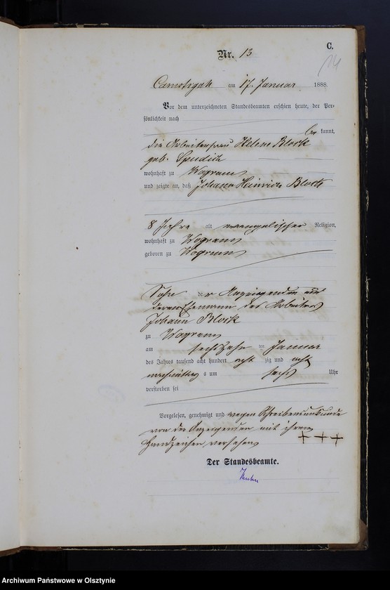 image.from.unit.number "Sterbe-Haupt-Register Nr 1 - 177"