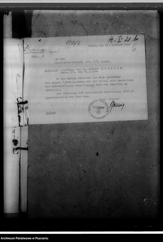 Obraz 10 z jednostki "Bewerbungen um Anstellung im Beamtendienst"