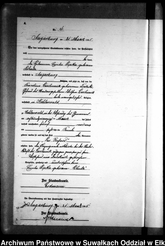 image.from.unit.number "Geburts-Neben-Register des Preussischen Standes-Amtes Kehlen Kreis Angerburg"