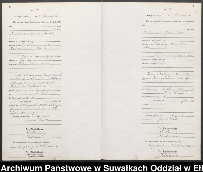 image.from.unit.number "Sterbe-Neben-Register des Preussischen Standes-Amtes Angerburg Kreis Angerburg"