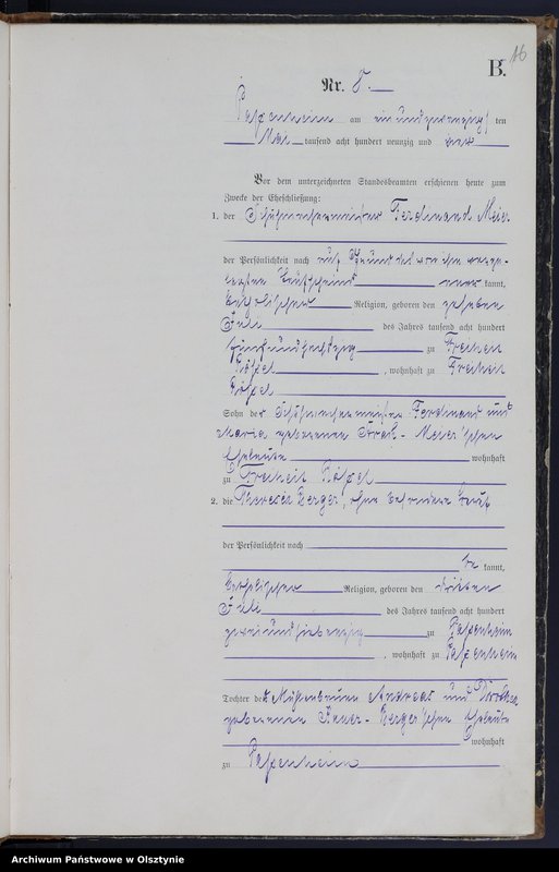 image.from.unit.number "Heiraths-Haupt-Register Nr 1 - 15"