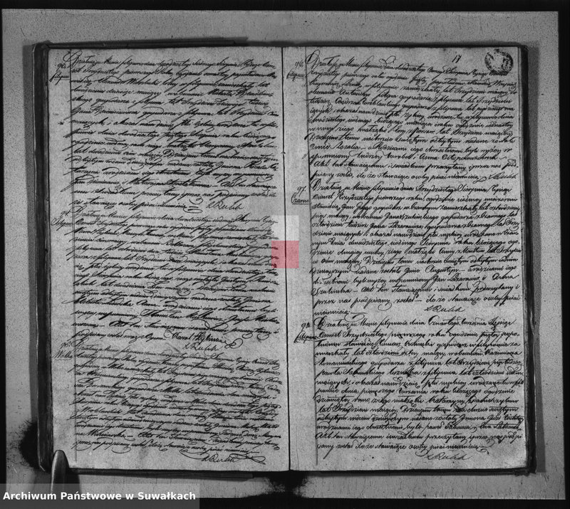 image.from.unit.number "Duplikat Aktów Urzędnika Stanu Cywilnego Parafij Filipowskiey z 1831 R."