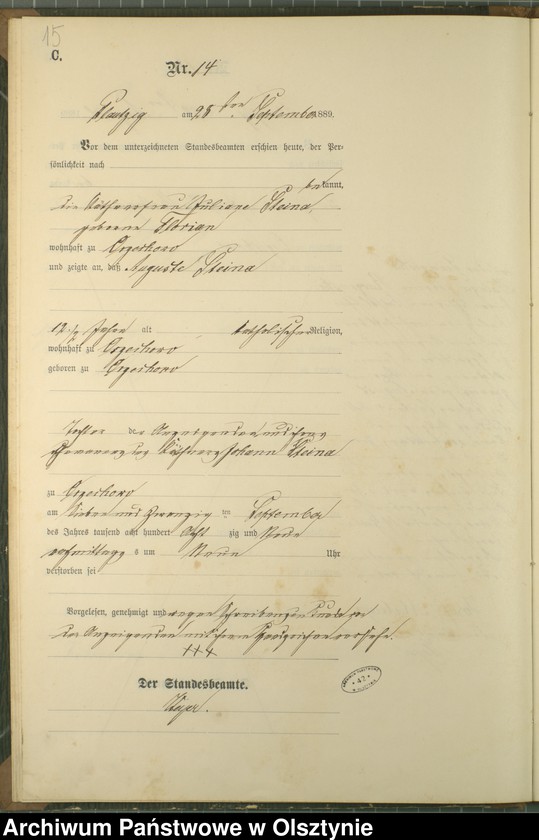 image.from.unit.number "Sterbe-Haupt-Register nr 1 - 23"