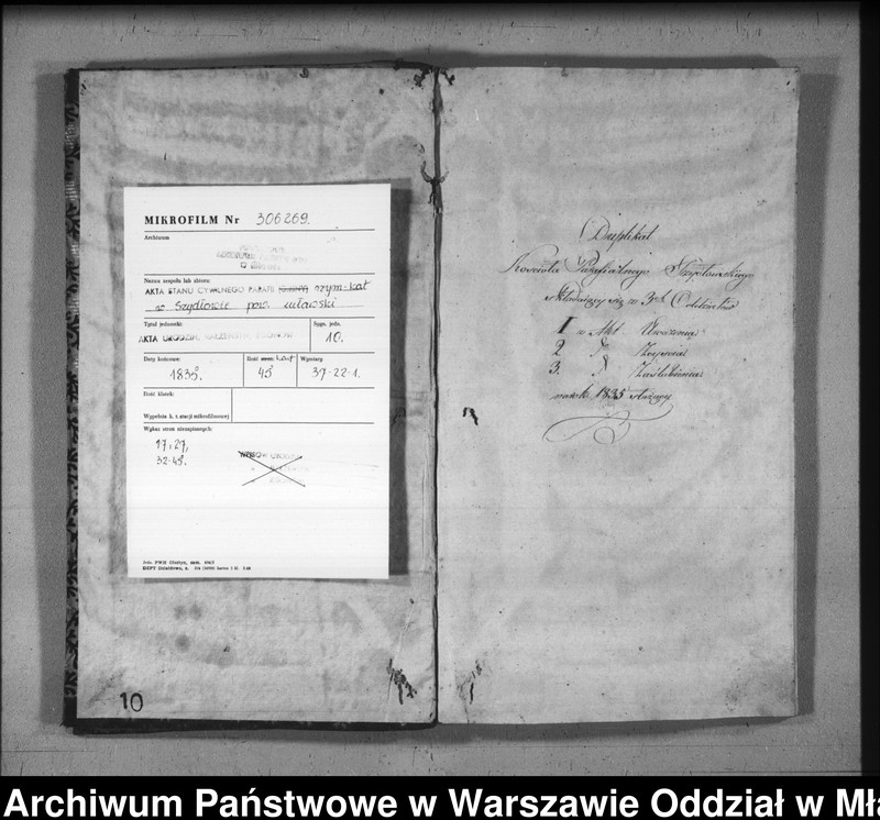 image.from.unit.number "Akta urodzeń, małżeństw i zgonów"