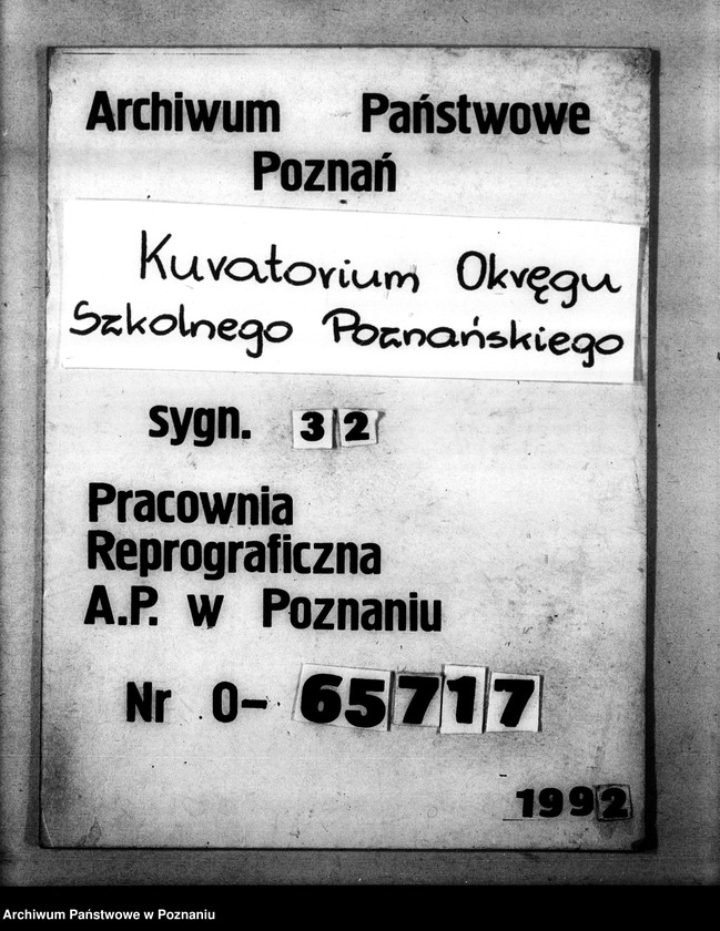Obraz 1 z jednostki "[Sprawozdania ze stanu opieki higieniczno-lekarskiej w Okręgu Szkolnym Poznańskim]"