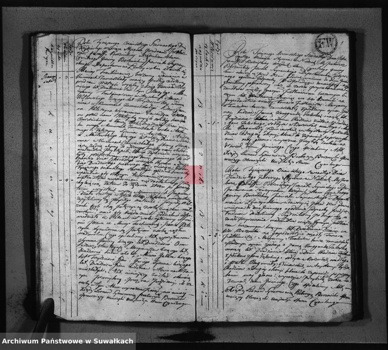 image.from.unit.number "Akta Małżeństwa Stanu Cywilnego Gminy Berznickiey z roku 1816"