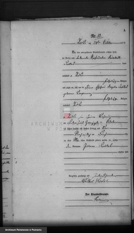 Obraz 15 z jednostki "Księga urodzeń"