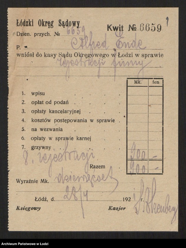 Obraz 3 z jednostki "Alfred Ende - przedstawicielstwo firm krajowych i zagranicznych"