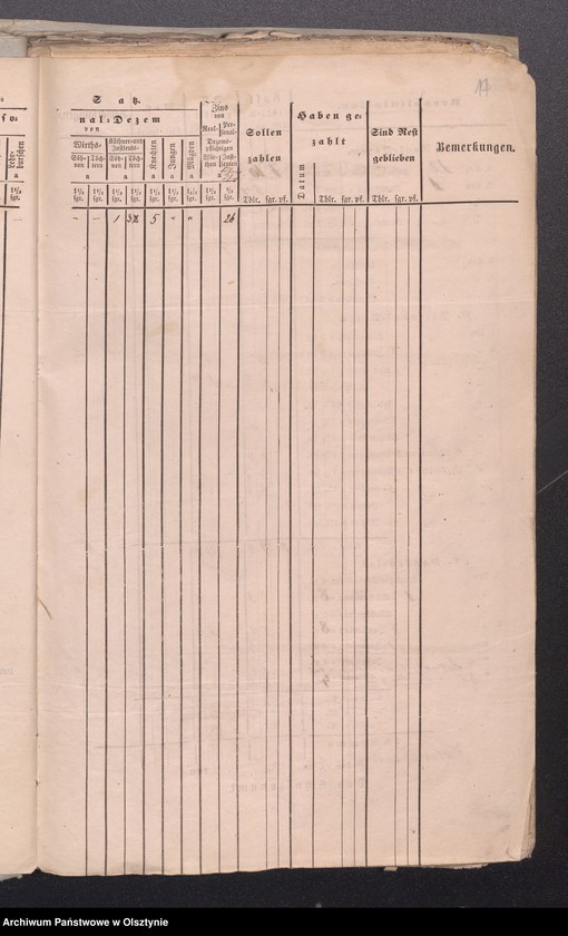 image.from.unit.number "Einnahme und Ausgabe Beläge zur Kirchen Kassen Rechnung von Passenheim pro 1862"