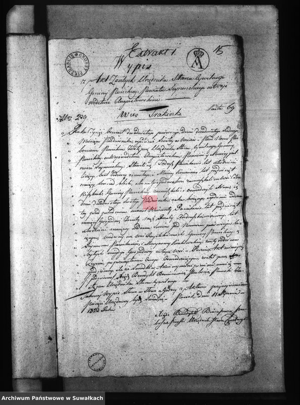 image.from.unit.number "Annexa Gminy Puńskiey 1823 Roku"