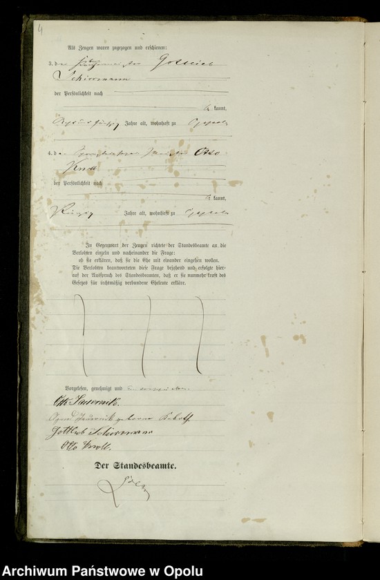 Obraz 7 z jednostki "Rejestr Małżeństw pierwopis 1879 [Opole] 1-109"