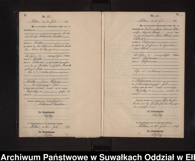 image.from.unit.number "Sterbe-Neben-Register des Preussischen Standes-Amtes Stasswinnen Kreis Lötzen"