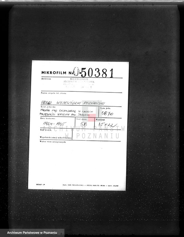 Obraz 2 z jednostki "Nadzór nad gospodarką w lasach majętności Koszuty powiat średzki"