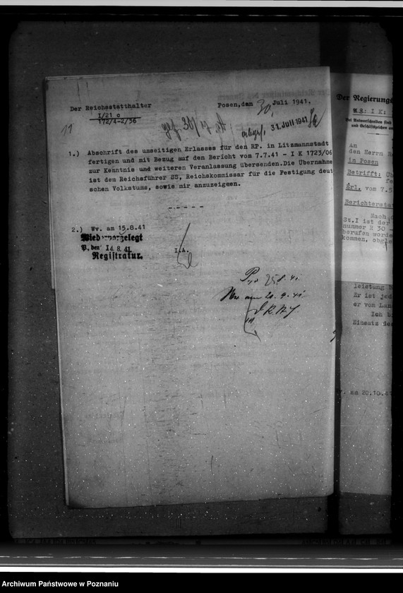 Obraz 17 z jednostki "Übernahme der Rückwanderer in den öffentlichen Dienst"