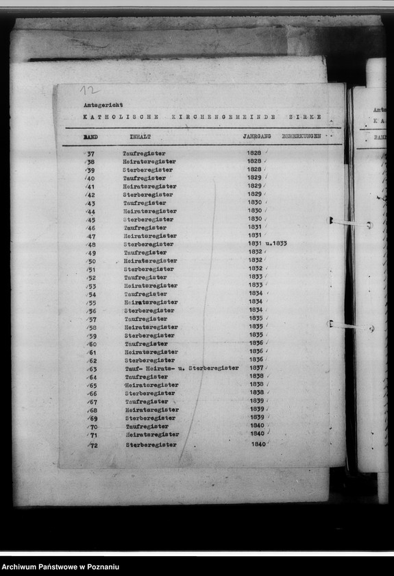 Obraz 16 z jednostki "Schriftwechsel mit den Amtsgerichten [korespondencja w sprawie ksiąg kościelnych, nazwy powiatów od A - L]"