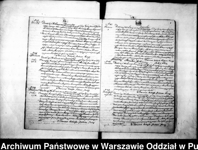 Obraz z zespołu "Akta stanu cywilnego Parafii Rzymskokatolickiej w Pniewie"