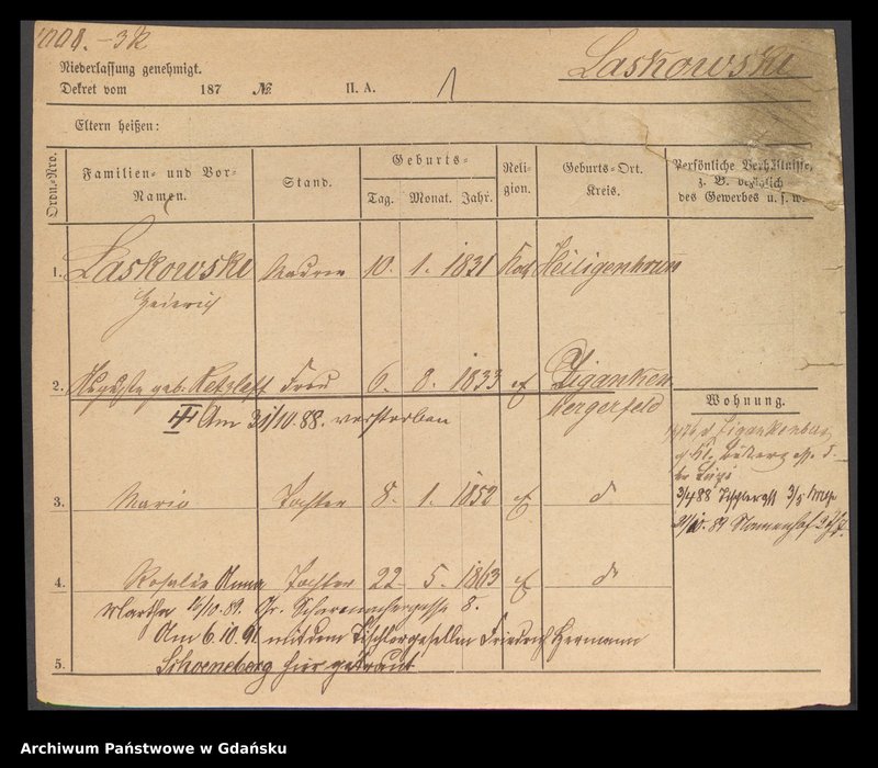 image.from.unit.number "Karty meldunkowe: Laskowski - Lasrich"