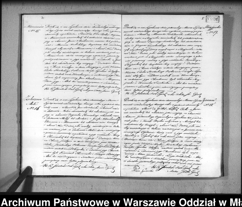 Obraz 7 z jednostki "Akta urodzin, małżeństw i zgonów"