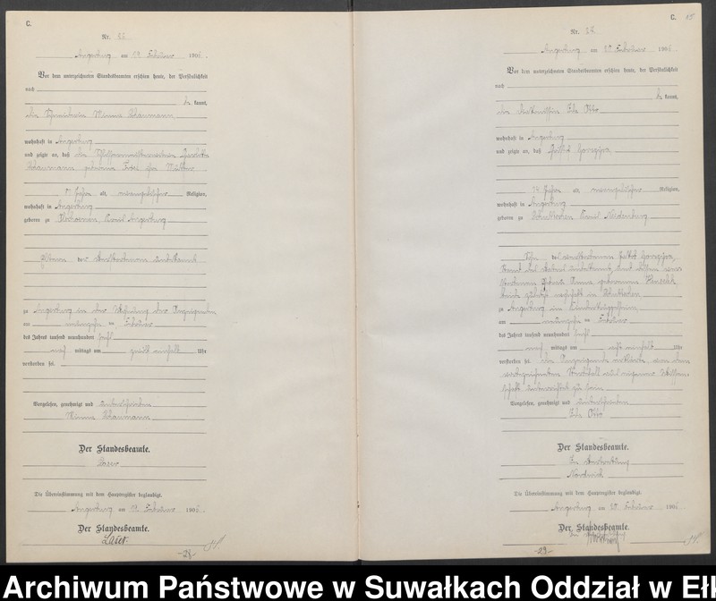 image.from.unit.number "Sterbe-Neben-Register des Preussischen Standes-Amtes Angerburg Kreis Angerburg"