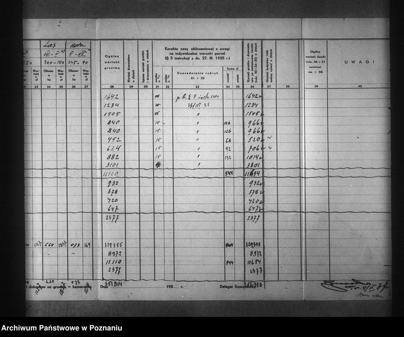 Obraz 13 z jednostki "Operat szacunkowy parcelacyjny majątku Kotomierz powiatu bydgoskiego"