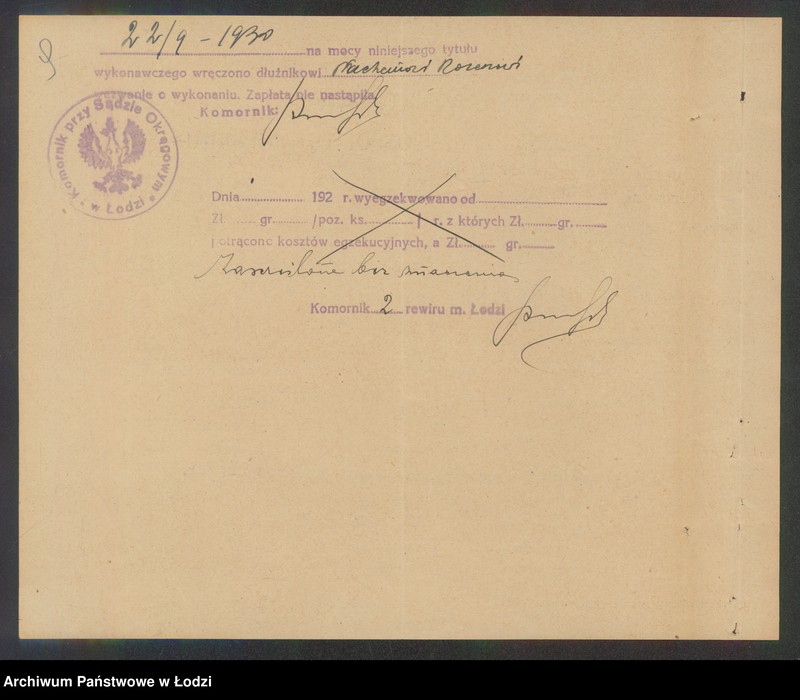 Obraz 11 z jednostki "Nuchem Rozen – sprzedaż krzeseł"