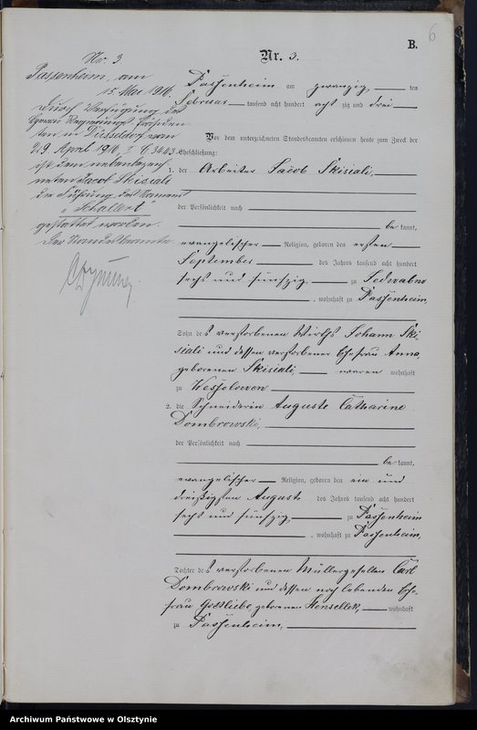 image.from.unit.number "Heiraths-Haupt-Register Nr 1 - 23"