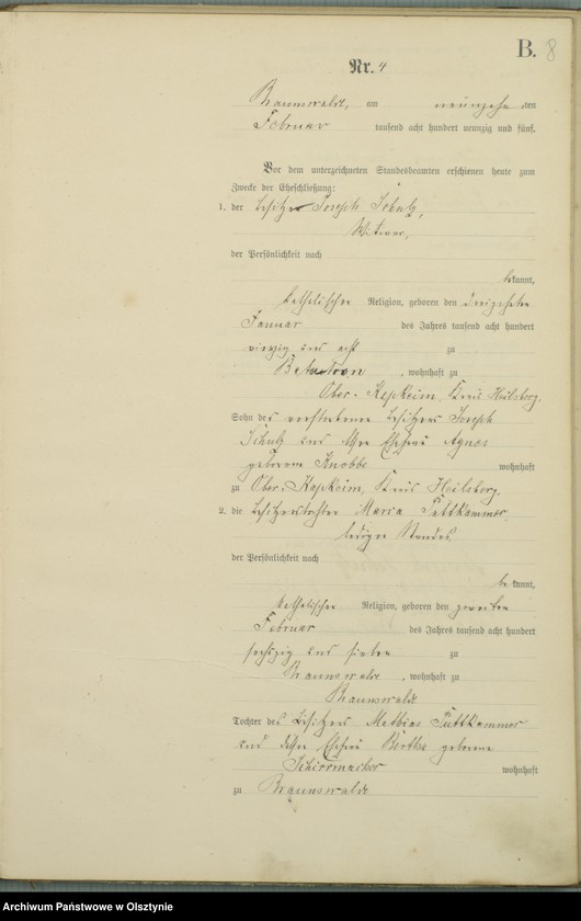 image.from.unit.number "Heiraths-Haupt-Register Nr 1 - 21"