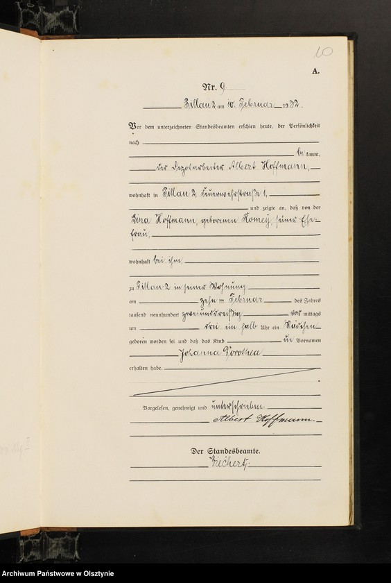 image.from.unit.number "Geburts-Haupt-Register Nr 1 - 71 i 1 - 66"