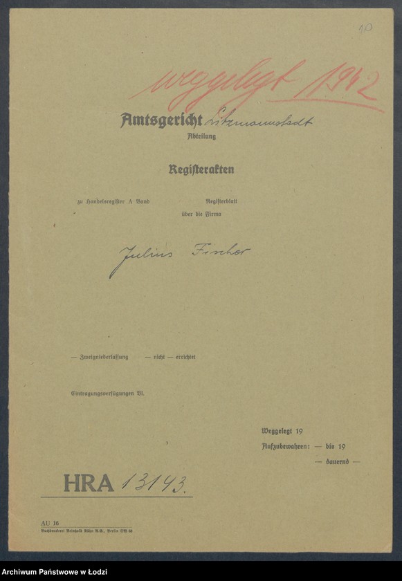 Obraz 12 z jednostki "Juliusz Fiszer – sklep kolonialno-spożywczy i wyrób tytoniowy"