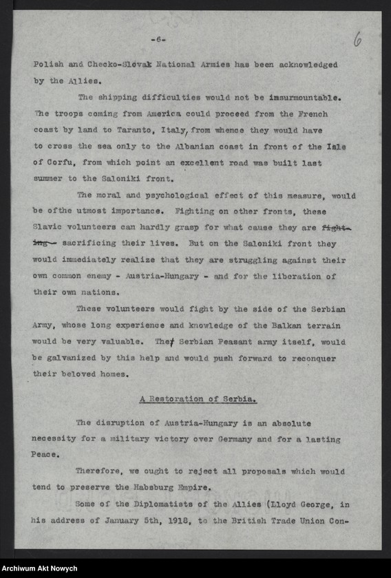 image.from.unit.number "Problemy polityczne i strategiczne Austro-Węgier i państw bałkańskich. Memoriały. Korespondencja. Wycinki prasowe; Załączniki: mapa kolei Austro-Węgier, 1918 r.: w Oddz. III AAN"