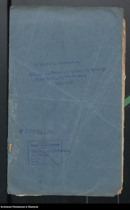 image.from.unit.number "Beläge zur Rechnung über die evangelischen Kirche zu Wartenburg"