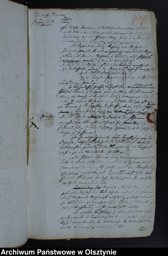image.from.unit.number "Die Bedachung u. Umzäunung der Schnellwaldschen Kirchen-Pfarr-u. Schulgrundstücke. (1799) 1825-1865"