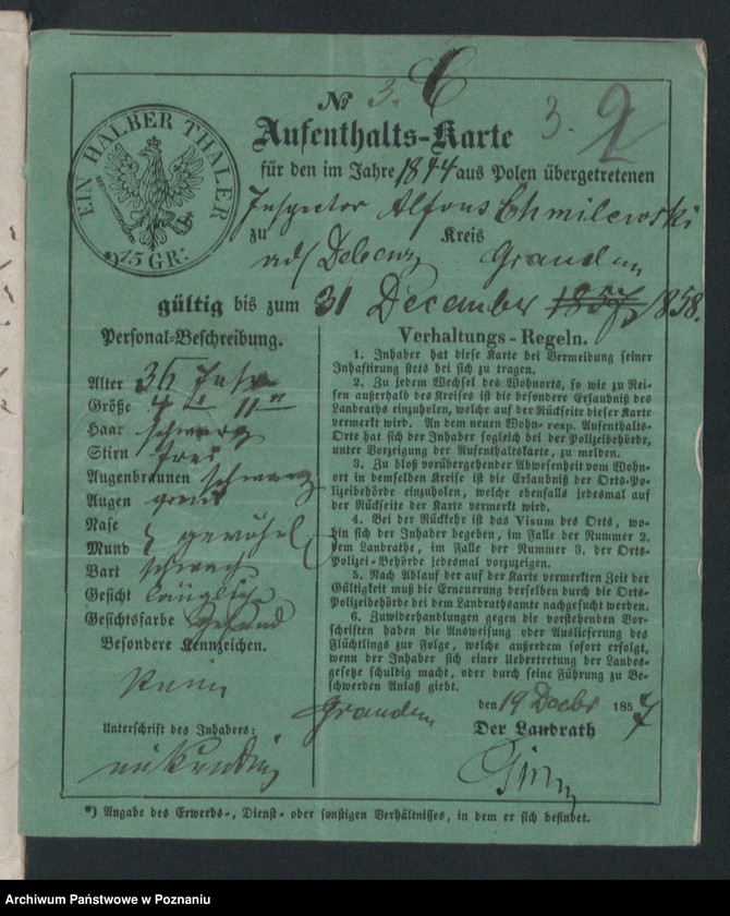 Obraz 6 z jednostki "A. betr. Alfons Chmielewski in Culm"