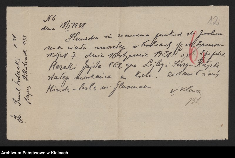 image.from.unit.number "Załączniki do akt zgonu Okręgu Bożniczego Kielce za rok 1928"