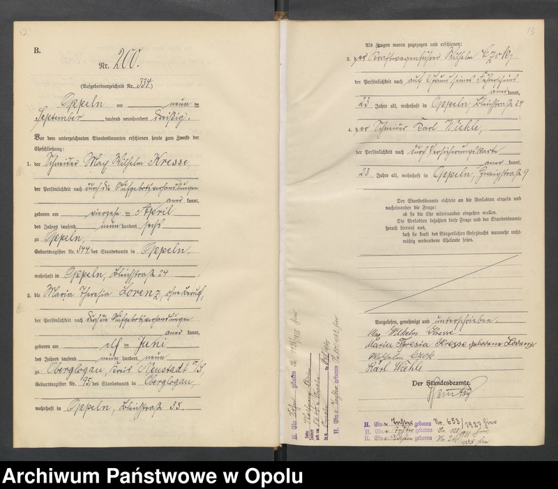 Obraz 9 z jednostki "[Rejestr Małżeństw] 1930 tom II Nr 195-294"