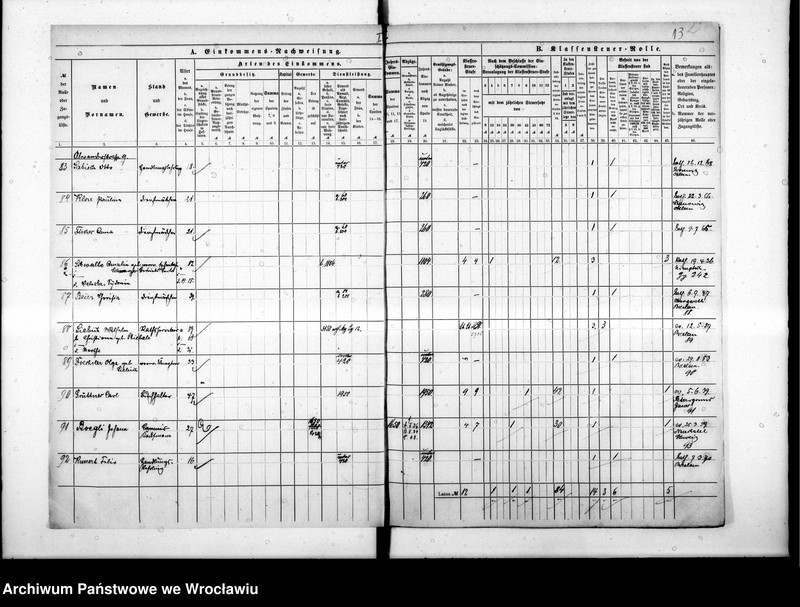 image.from.unit.number "Klassensteuerrolle nebst Eikommens - Nachweisung"
