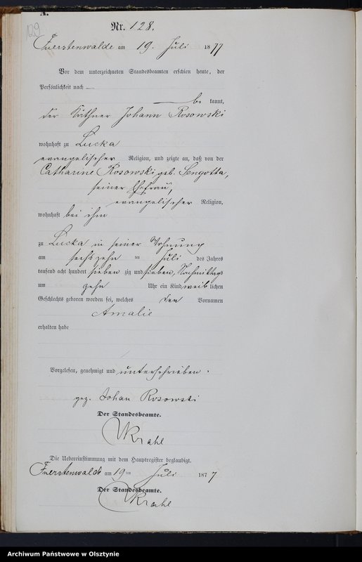 image.from.team "Urząd Stanu Cywilnego w Księżym Lasku pow. szczycieński"