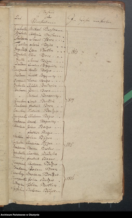 Obraz 10 z jednostki "Alphabetisches Sterberegister"