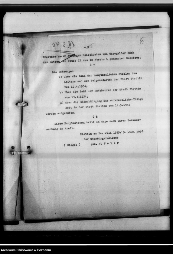 Obraz 10 z jednostki "Hauptsatzung - Hauptgeschäftsordnung."