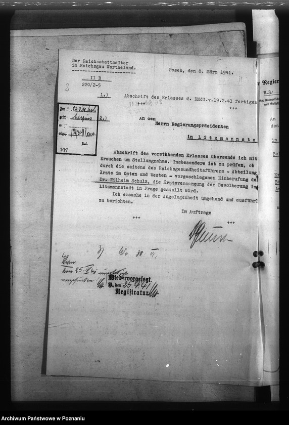 Obraz 6 z jednostki "Notdienstverpflichtung der Ärzte"