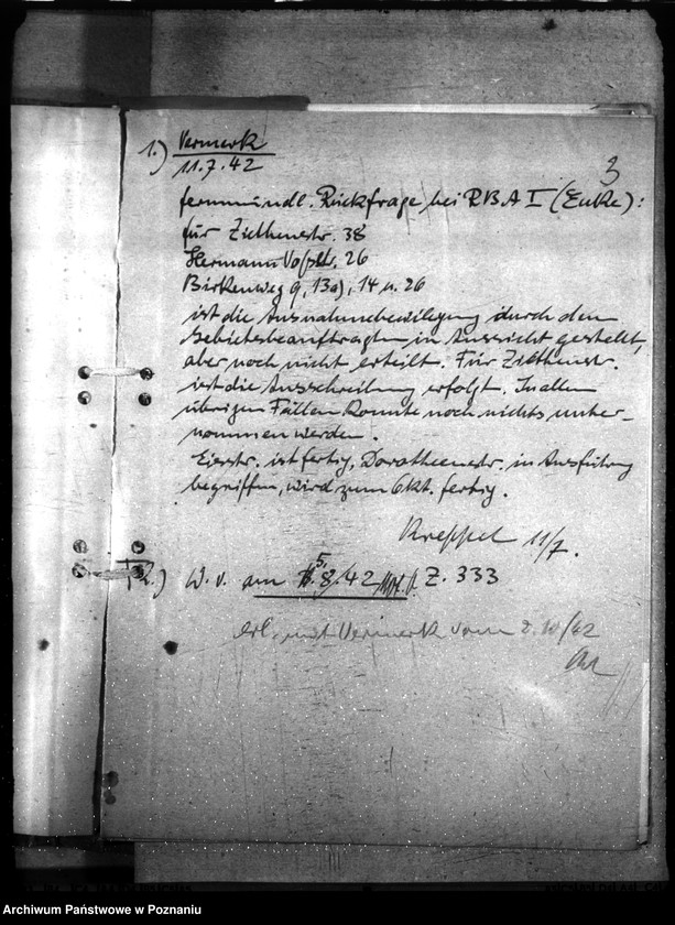 Obraz 7 z jednostki "Schaffung von Mietwohnungen für die Ordnungspolizei und Kriminalpolizei. Allgemein"