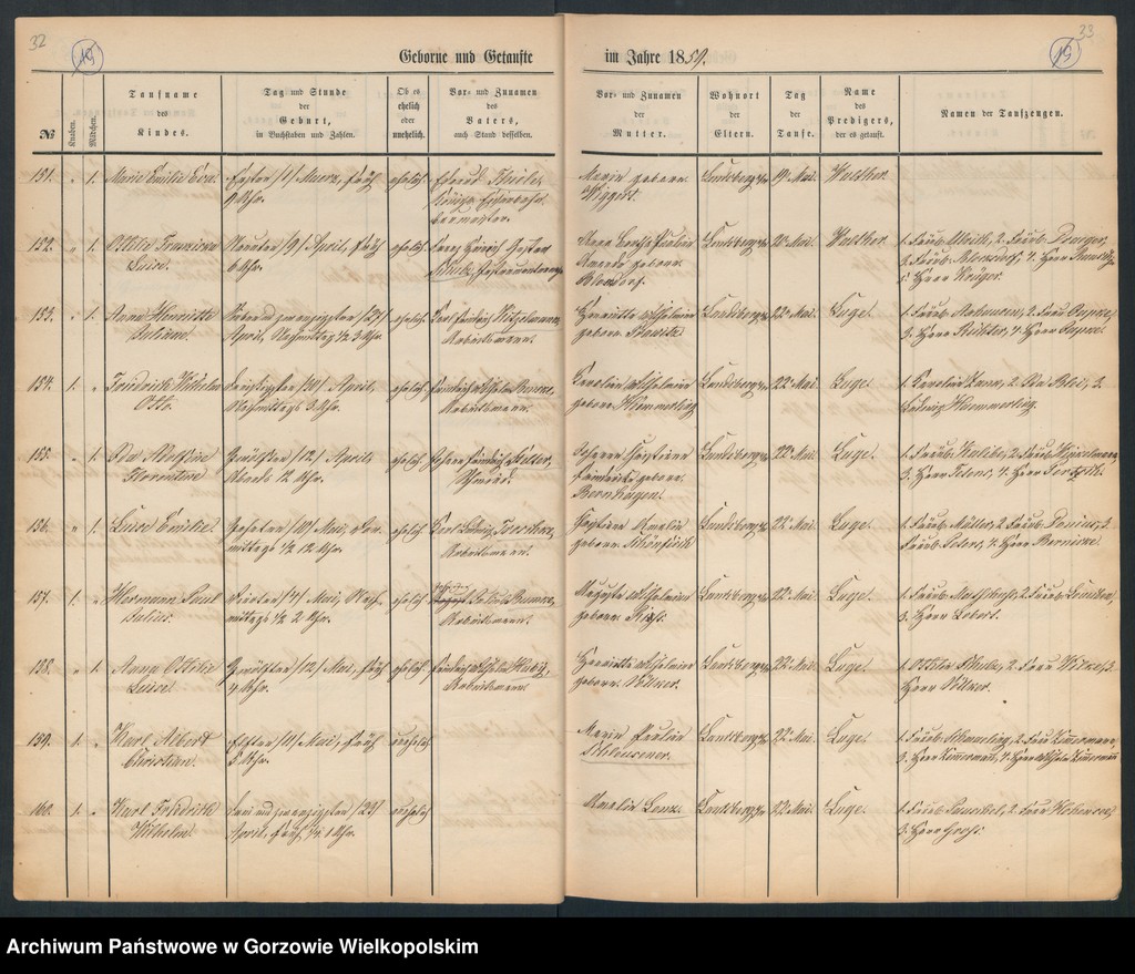 image.from.unit.number "Duplikate der Hauptkirche zu Landsberg an der Warthe (zawiera też księgę zgonów Konkordien Kirche z 1859 r.)"