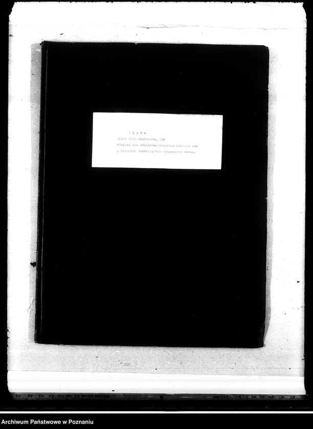 Obraz 4 z jednostki "Liste aller Volksdeutschen, die während des deutsch - polnischen Krieges zum polnischen Heeresdienst eingezogen waren (Łódź)"