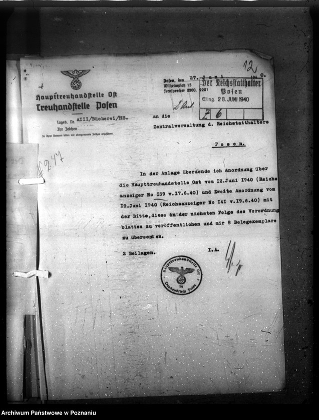 Obraz 16 z jednostki "Verordnungsblatt Nr. 30"