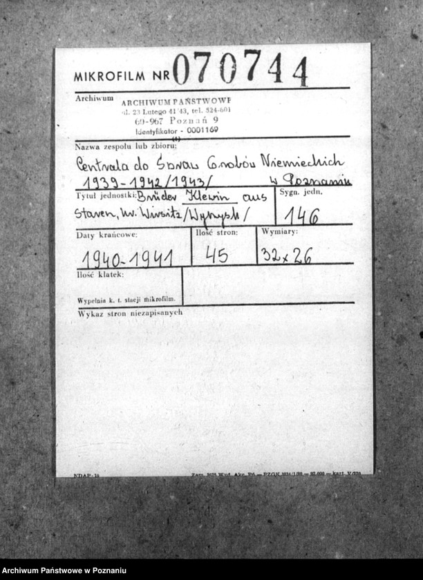 Obraz 2 z jednostki "Brüder Klewin aus Staren, Kreis Wirsitz (Wyrzysk)"