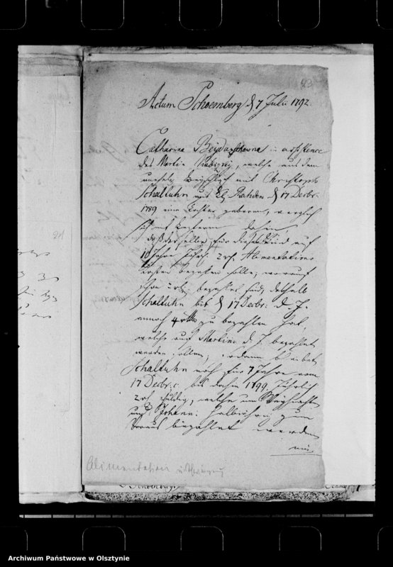 image.from.unit.number "Schönbergsche Patrimonial Gerichts-Protokolle in Ehe- und Alimentations-Sachen"