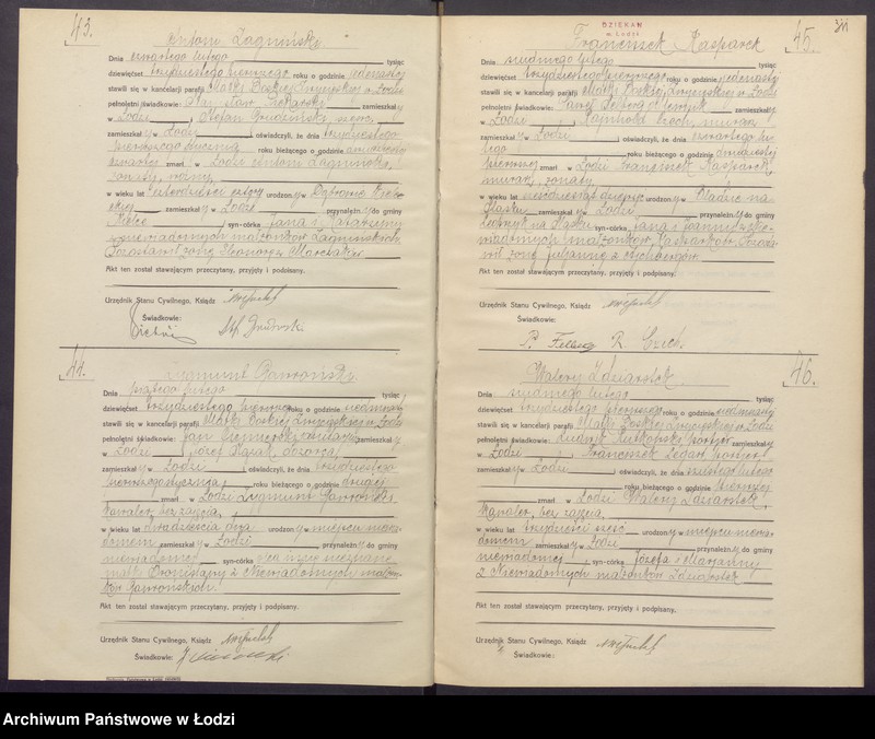 Obraz 14 z jednostki "Akta zgonów"