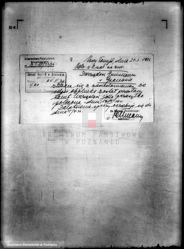 Obraz 12 z jednostki "/Towarzystwo Przemysłowców w Granowie/"