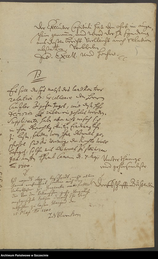 image.from.unit.number "Dorfschaft Büssenthin [Buszęcin] contra sämtliche Koeller auf Reckow [Rekowo] und deren Untertanen wegen der zu Ungebühr gepflügten Brache und verübter Gewalt."