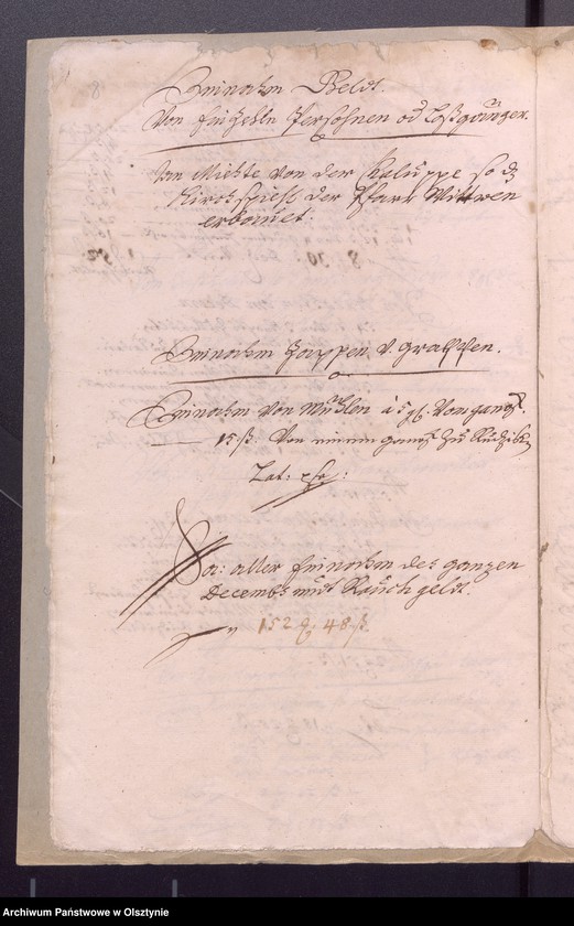 image.from.unit.number "Kobultensche Kirchen Rechnungaller Einnahme und Ausgabe Geld"